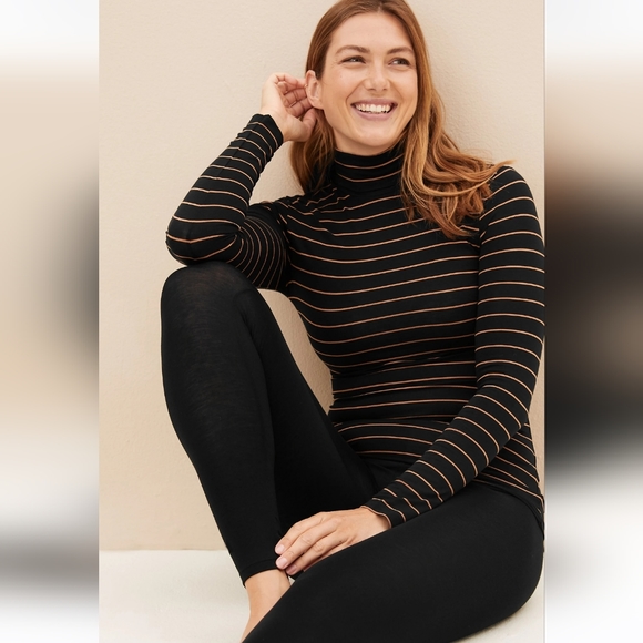 M&S Thermal Polo Neck Top - Picture 5 of 8